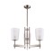 Lustra Candelabru GoodHome Quadryx, argintiu, surse 3 x (E14), IP20
