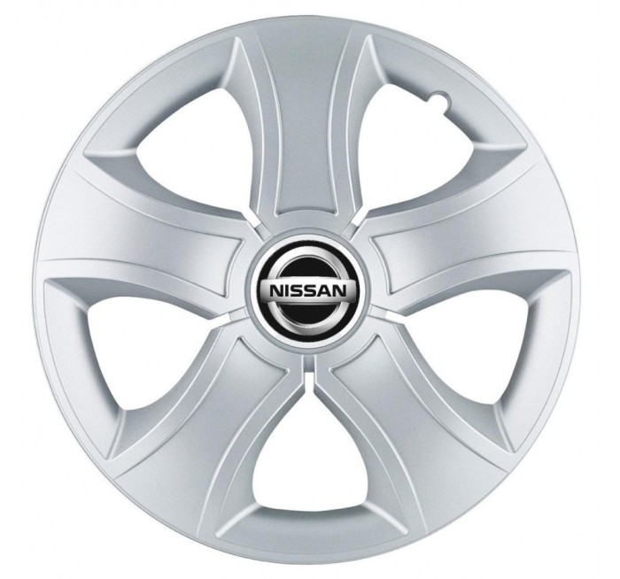 Set 4 Capace Roti Bis Gri R15, pentru Nissan