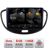 Navigatie Android Hyundai i10 2007-2013, 8GB RAM, 128GB, CarPlay
