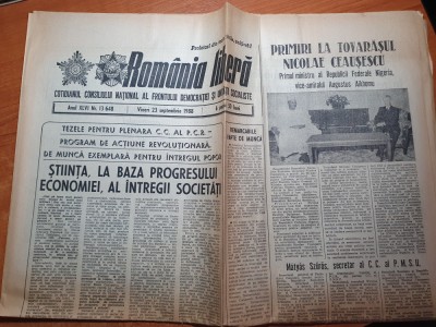 romania libera 23 septembrie 1988-art.orasul vatra dornei,jocurile olimpice foto