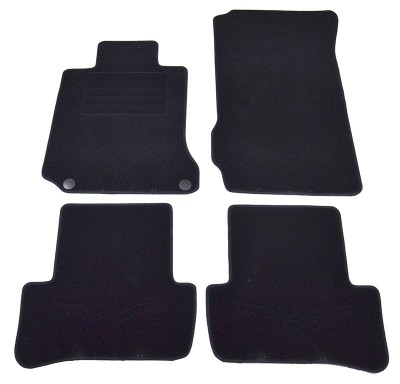 Covorase mocheta Mercedes Clasa C W204 4USI SW 2/2007- Negru, set de 4 bucati AutoDrive ProParts foto