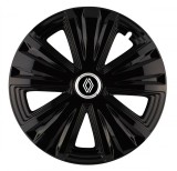 Cumpara ieftin Set 4 capace roti pentru Renault Nou, model Glory Black, R16, Autohelix MSA