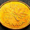 Moneda 1 CENT - CANADA, anul 1991 * cod 2173