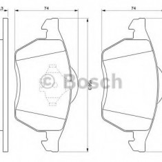 Set placute frana,frana disc VW SHARAN (7M8, 7M9, 7M6) (1995 - 2010) BOSCH 0 986 494 003