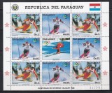 Paraguay 1987 - Jocurile Olimpice de iarnă - Calgary, MC, RARA, MNH
