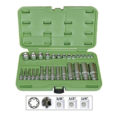 SET 28 TUBULARE TORX SCURTE SI LUNGI JBM 165 foto