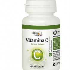 VITAMINA C CU ACEROLA 500mg 60cpr DACIA PLANT