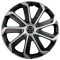 Set 4 Capace Roti Evo Gri-Negru R14, Pentru MAZDA
