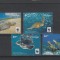 Penrhyn 2014-Fauna,WWF,Reptile,Testoase,serie 4 valori,MNH,Mi.761-764