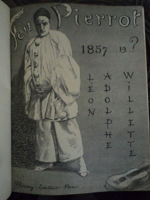 FEU PIERROT de A. WILLETTE, PARIS 1919 foto
