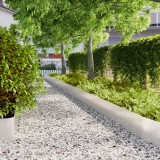 vidaXL Borduri de gazon 10 buc 25x103 cm Oțel inoxidabil 860170