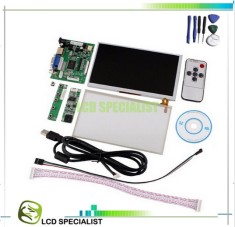 Ecran 7&quot; display LCD TFT cu touch screen HDMI VGA pentru Raspberry Pi