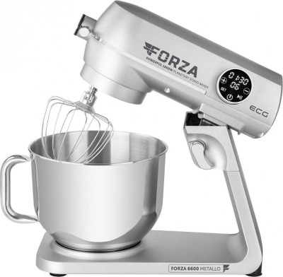 RESIGILAT - Robot de bucatarie ECG FORZA 6600 Metallo Argento, 1800 W, 6,5 litri, LCD, sistem de amestecare planetar foto