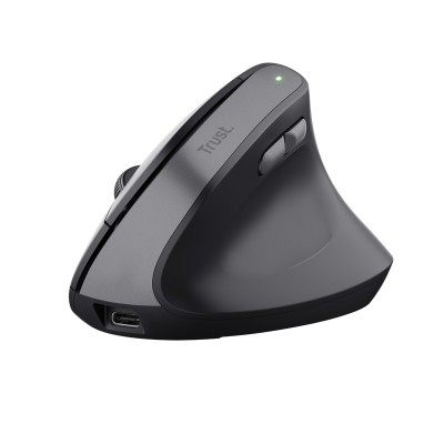 Mouse ergonomic fara fir trust bayo ii rezolutie maxima 2400 dpi 6 butoane interfata usb-c foto