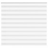 VidaXL Jaluzea tip zebra alb lățime țesătură 150,9 cm poliester