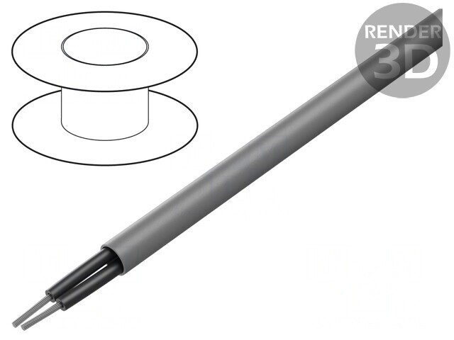 Cablu &Ouml;LFLEX 440 P 2x0,75mm2 neecranat 300V/500V Cu