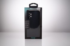 Husa Samsung Galaxy A32 4G Spacer, negru, grosime 1.5mm, material flexibil TPU &quot;SPPC-SM-GX-A324G-TPU&quot;