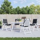 vidaXL Perne scaun cu spătar mic, 4 buc., antracit, textil oxford 377672