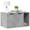 vidaXL Cutie Litieră Pisici Gri Beton 80x50x45cm Lemn Prelucrat - Ascunsa, Multifunctionala, Usor de Curatat