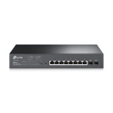 SWITCH TP-LINK POE 10 porturi Gigabit (8 PoE+), IEEE 802.3at/af, carcasa metalica &amp;quot;SG2210MP&amp;quot; (timbru verde 2 lei)