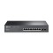 SWITCH TP-LINK POE 10 porturi Gigabit (8 PoE+), IEEE 802.3at/af, carcasa metalica &quot;SG2210MP&quot; (timbru verde 2 lei)