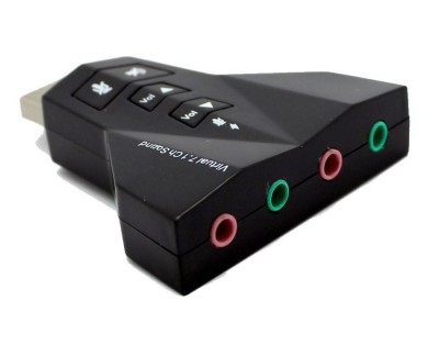 Placa de Sunet Usb Adaptor 3D Sound 7.1 PD 560 foto