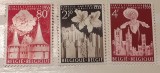 Cumpara ieftin Belgia 1955 flori plante arhitectura cladiri serie 3v neuzata cu sarniera