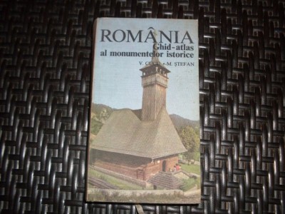 Romania Ghid Atlas Al Monumentelor Istorice - V. Cucu M. Stefan ,552564 foto