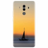 Husa silicon pentru Huawei Mate 10, Wind Sail Boat Ocean Sunset