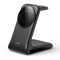 Stație de &icirc;ncărcare wireless Joyroom JR-W15 3 &icirc;n 1 cu MagSafe - Negru