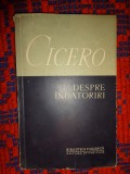 Despre indatoriri - Cicero / an 1957 , 221 pagini