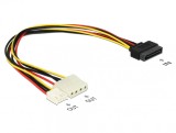 Cablu alimentare SATA la Molex + Floppy T-M, Delock 65227