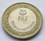 447. Moneda Portugalia 200 escudos 1998 (International Year of the Oceans Expo 98)
