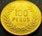 Moneda exotica 100 PESOS - COLUMBIA , anul 1993 *cod 4065 = A.UNC