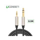 UGREEN Cablu audio Jack 3.5mm Male la 6.35mm Male-Lungime 0.5 Metri
