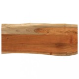 Cumpara ieftin Blat masa 80x40x3,8 cm dreptunghiular lemn acacia margine vie