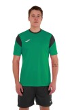 Set Fotbal Joma Phoenix Verde Negru, Echipament Sportiv, Tricou si Pantaloni Scurti, Poliester