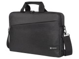 Laptop bag black poliester 300D Usable dim: 380x40x260mm