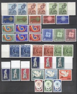 Portugal 1960-74 Lot Europa CEPT MNH AC.831 foto