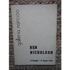 BEN NICHOLSON CATALOG GALLERIA NARCISO 15 MAI -14 IUNIE 1974