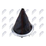 Burduf schimbator viteze Suzuki Sx4 2006-, Fiat Sedici 2006-, Burduf de culoare neagra + Cusut cu fir rosu, SU-002