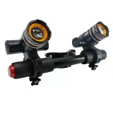 Faruri LED - trotineta electrică, re&icirc;ncărcabile, cu ghidon, negru | Motorevolution