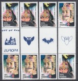 1997 LP 1432 s EUROPA POVESTI SI LEGENDE 4 SERII CU VINIETE DIFERITE MNH, Nestampilat