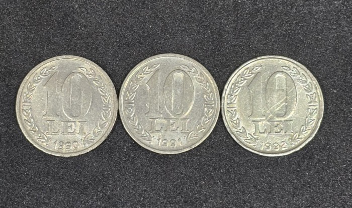 Lot Monede 10 Lei