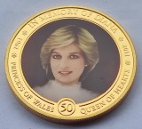 416. Moneda Insulele Cook 1 dollar 2011 (Princess Diana - In Memory)