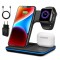 Incarcator Wireless Profesional 3 in 1 BIRAI?, Fast Charger Multifunctional, Incarcare de 15W pentru Telefon, Casti, Smartwatch, Compatibil cu Toate S