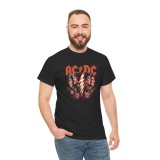 Tricou personalizat Music, negru, Rock AC/DC, pasionatii de muzica, marimea XXL