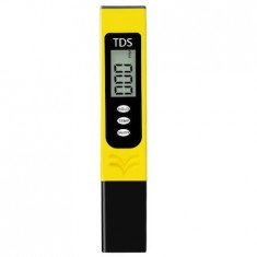 Tester apa profesional 3in1, model TDS-H4 cu 3 butoane - Galben