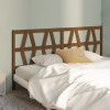 Tăblie de pat, maro miere, 206x4x100 cm, lemn masiv de pin, vidaXL