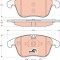 TRW GDB1705 COTEC set placute frana,frana disc